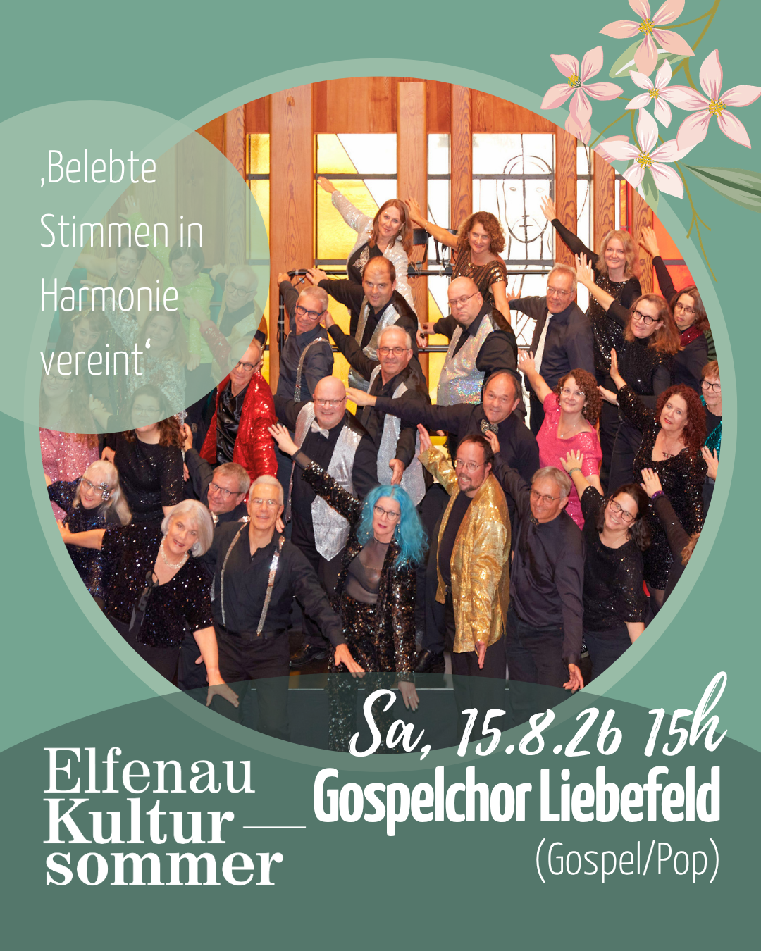 Sujet Elfenau Kultursommer mit Daten 13. bis 30. August 2026 in der Orangerie Elfenau