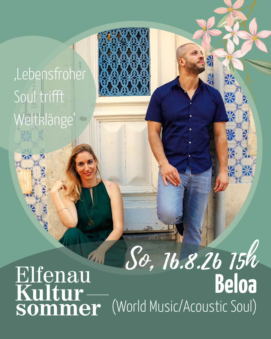 Sujet Elfenau Kultursommer mit Daten 13. bis 30. August 2026 in der Orangerie Elfenau